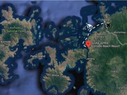 Komodo National Park Map