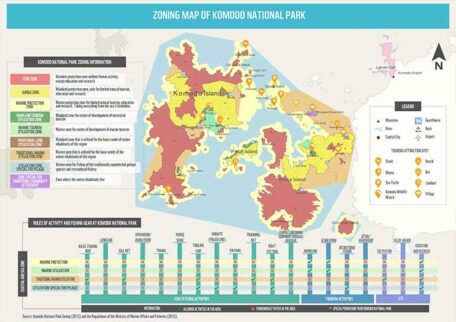 Zoning Map of Komodo NP