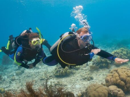 Navigating underwater