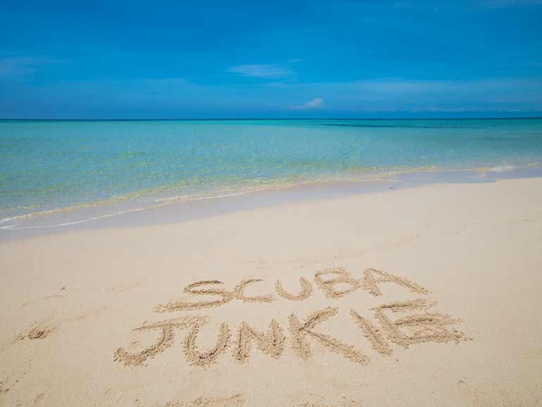 Scuba Junkie beach